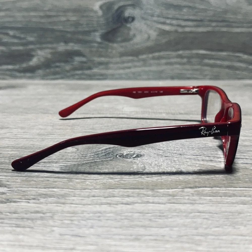 Ray-Ban RB 1531‎ 3592 Eyeglass Frames Kids 46-16-125 Red Wayfarer Frames Only